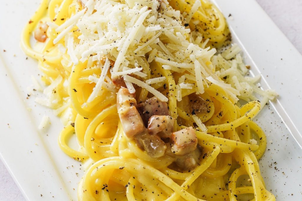 Spaghete carbonara