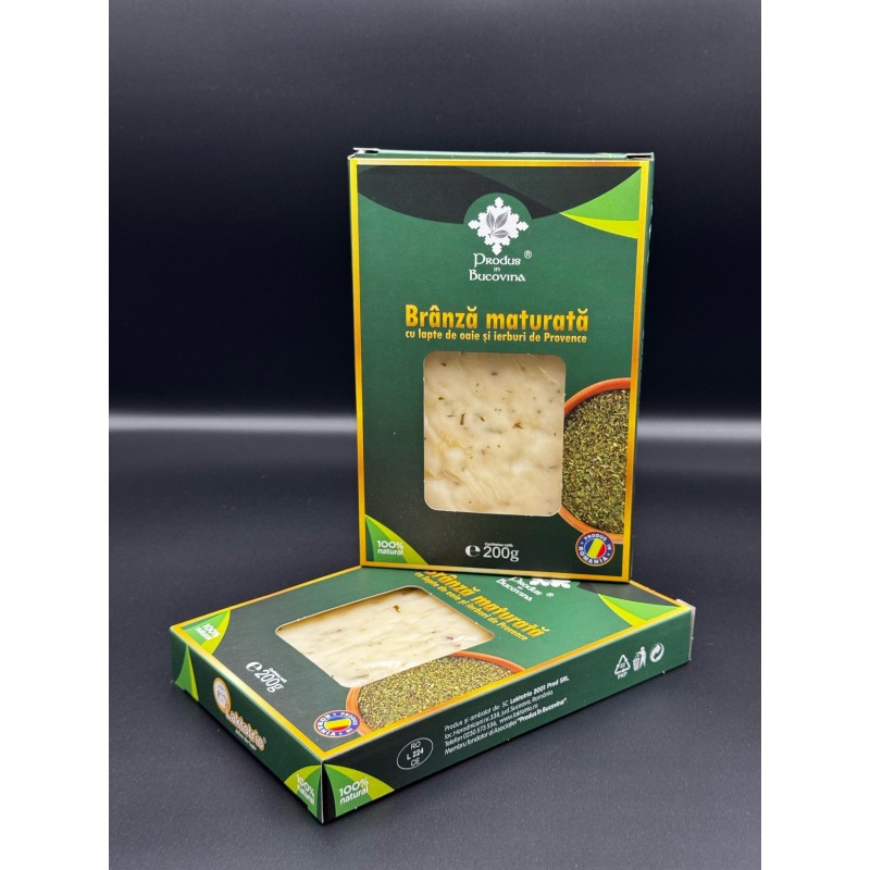 BRANZA MATURATA CU LAPTE DE OAIE SI IERBURI DE PROVENCE, 200G