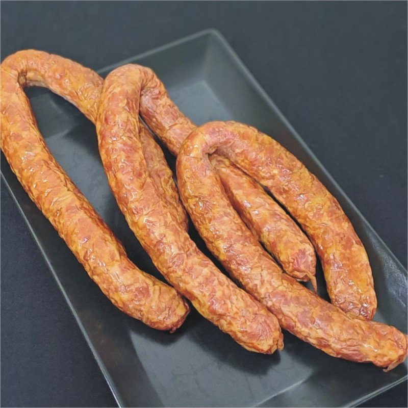 Carnati de casa afumat vita-porc, 500 g