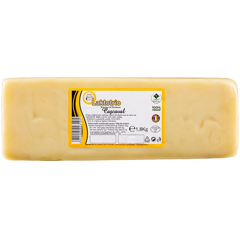 Cascaval 40% grasime 1.8 kg, Cod 00002083