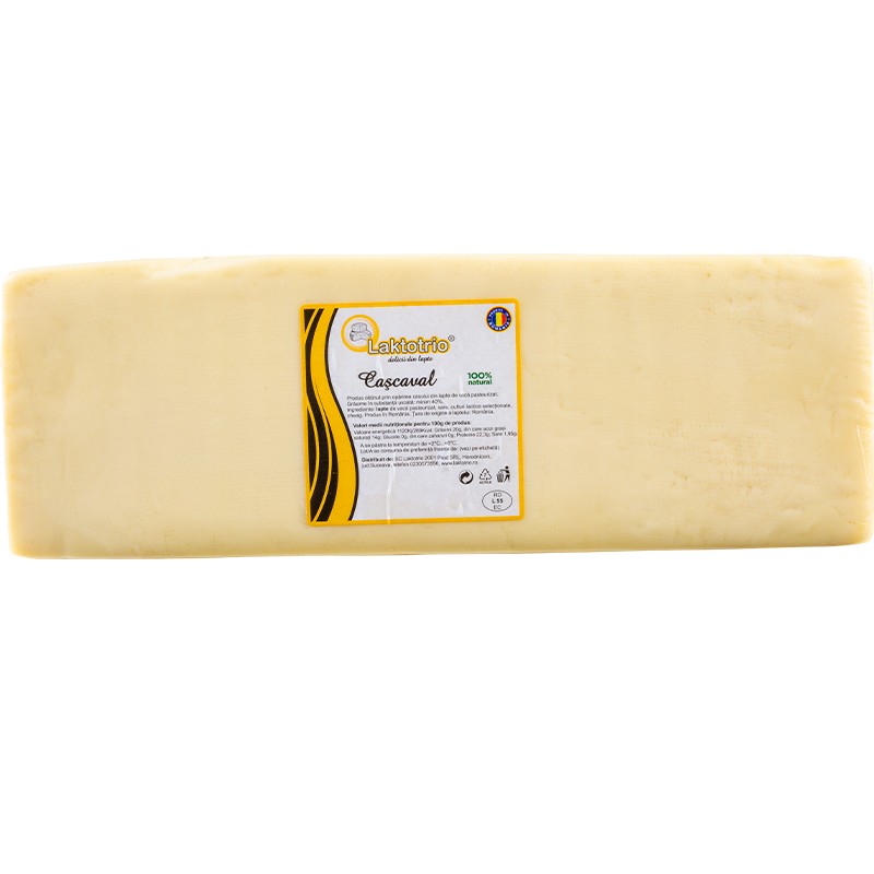 Cascaval 40% grasime, 2.9 kg - 3.1 kg, Cod 00004149