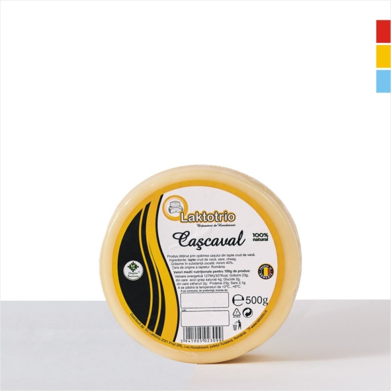 Cascaval 40% grasime, 500 g, Cod 00002085