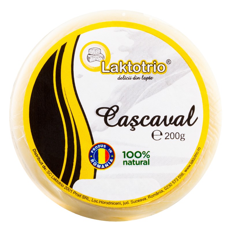 Cascaval 45% grasime, 200 g, Cod 00003499