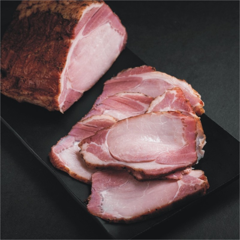 Ceafa porc condimentata afumata, 600 g