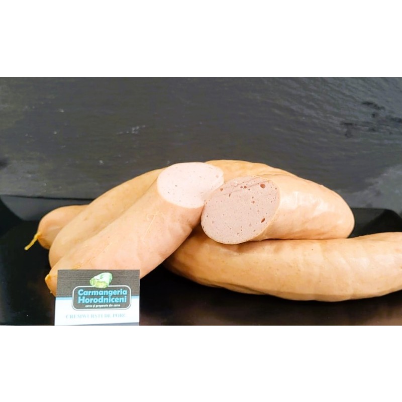 CREMWURSTI DIN CARNE DE PORC, 500 G - vid