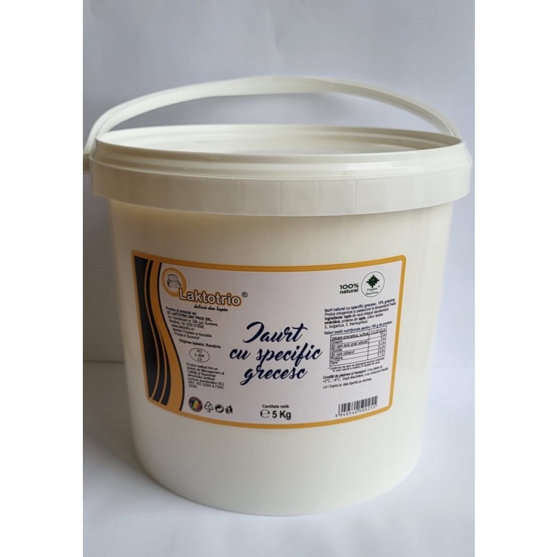 IAURT CU SPECIFIC GRECESC 10% GRASIME, 5 KG, Cod 00004693