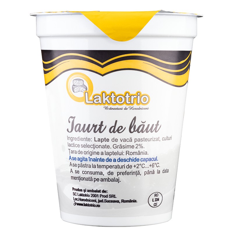 Iaurt de baut, 2% grasime, 400 g, Cod 00004302