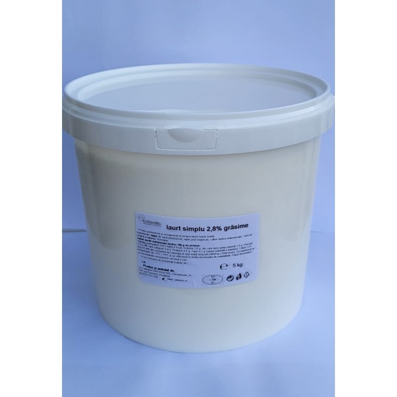 IAURT SIMPLU 2,8% GRASIME, 5 KG, Cod 00004564
