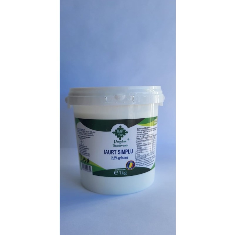 IAURT SIMPLU 2,8% GRASIME, GALEATA 1 KG, Cod 00004649