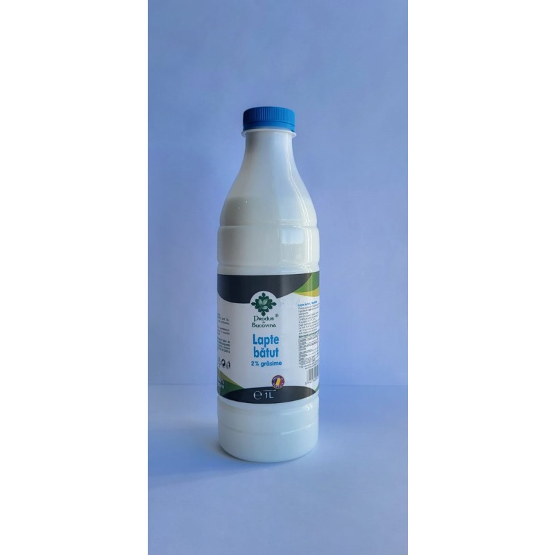 LAPTE BATUT 2% GRASIME, PET 1 KG, Cod 00004648