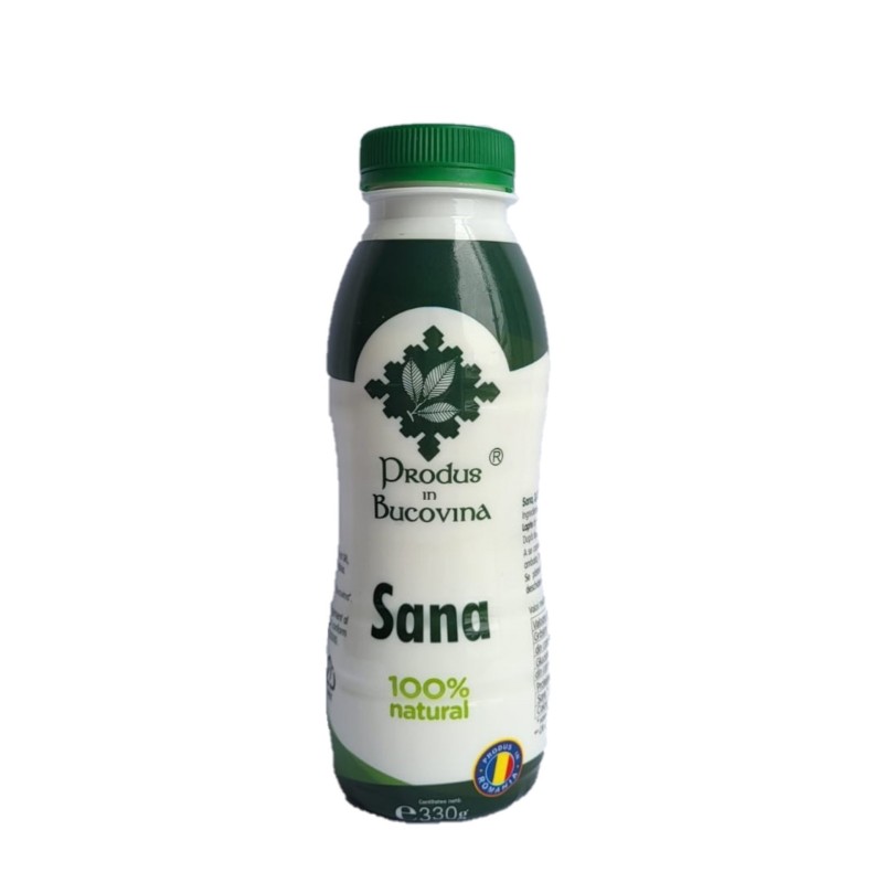 Sana, 3.6% grasime, 330 g, din lapte de vaca, pasteurizat, Cod 00004402