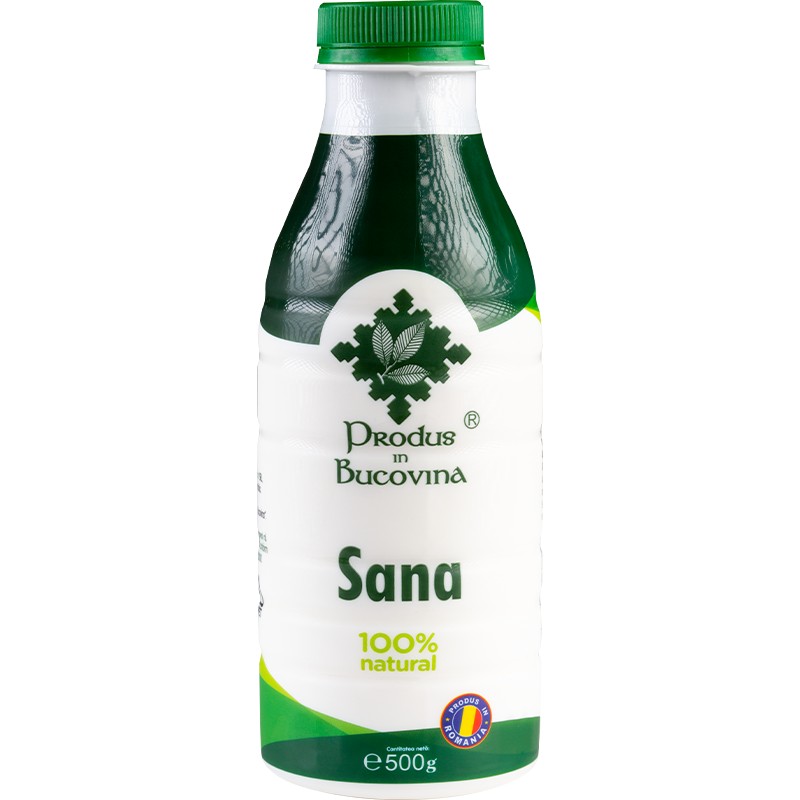 Sana, 3.6% grasime, 500 g, din lapte de vaca, pasteurizat, Cod 00001935