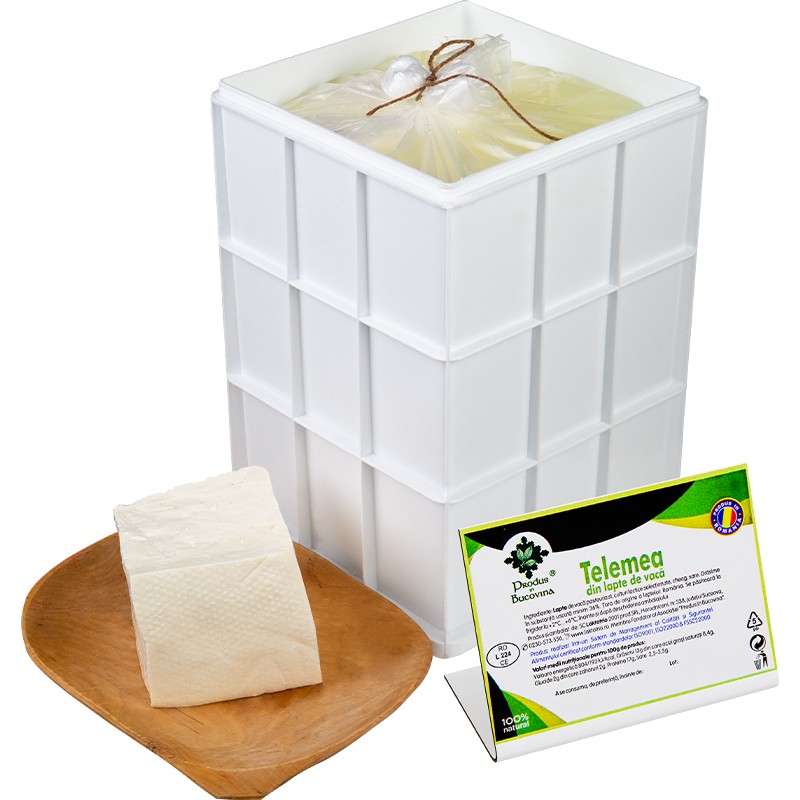Telemea din lapte de vaca,15 kg, proaspata,36% grasime, Cod 00004139